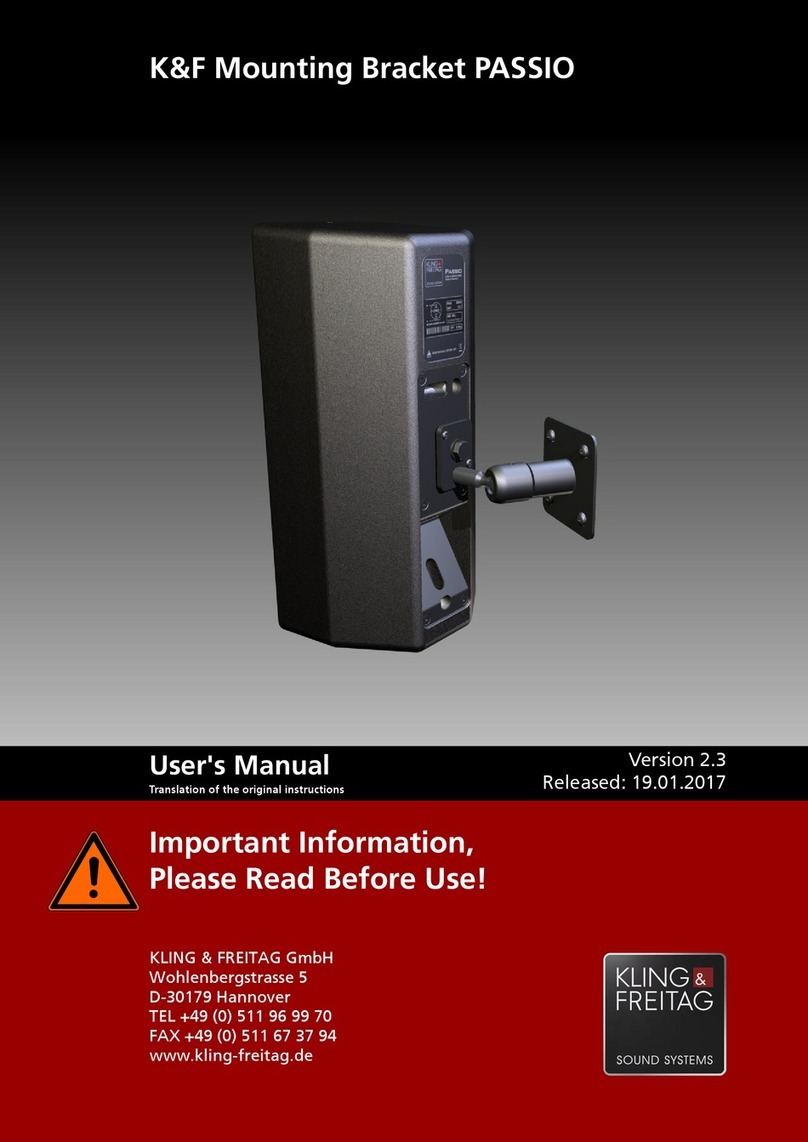 KLING & FREITAG PASSIO User manual