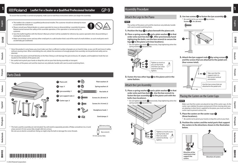 Roland GP-9 Manual