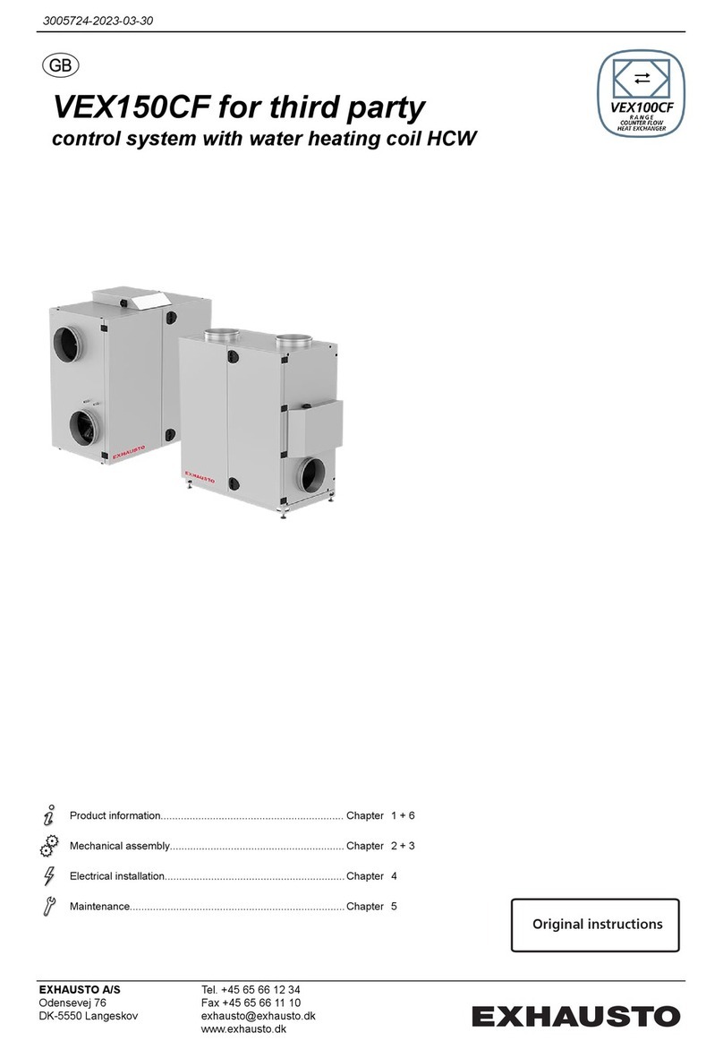 Exhausto VEX150CF H Original instructions
