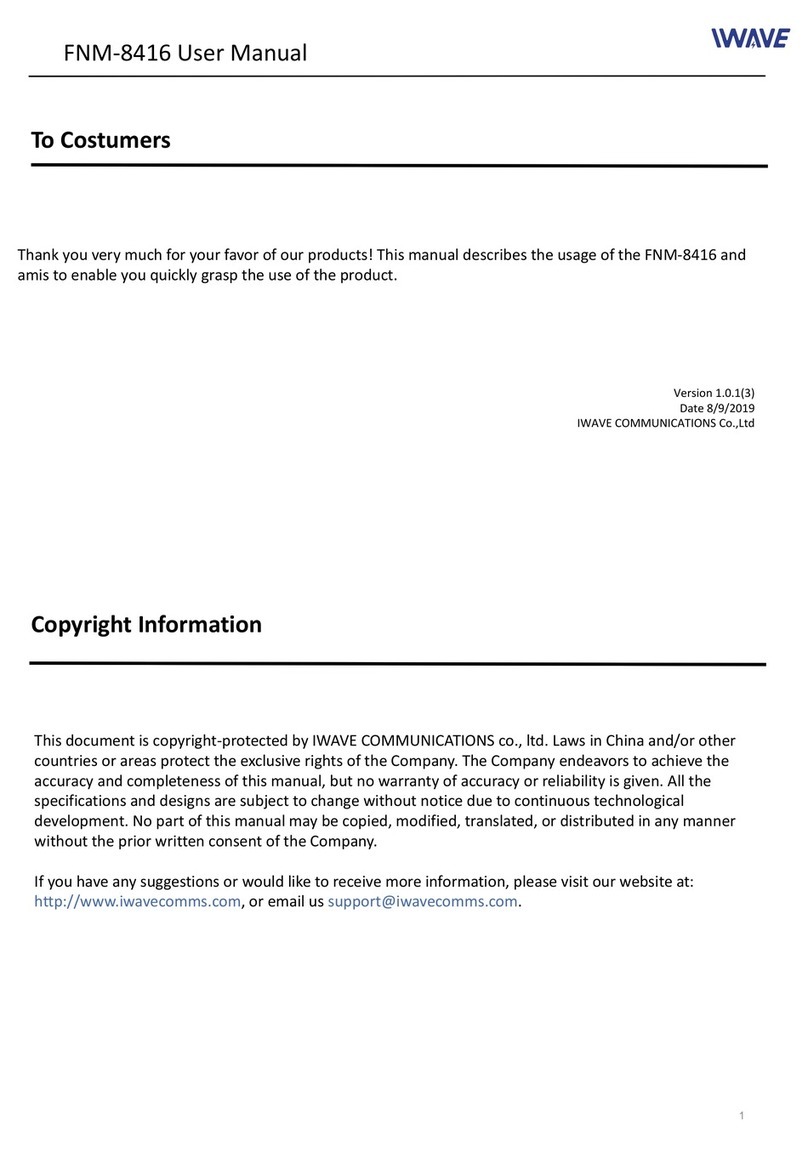 iWave FNM-8416 user manual