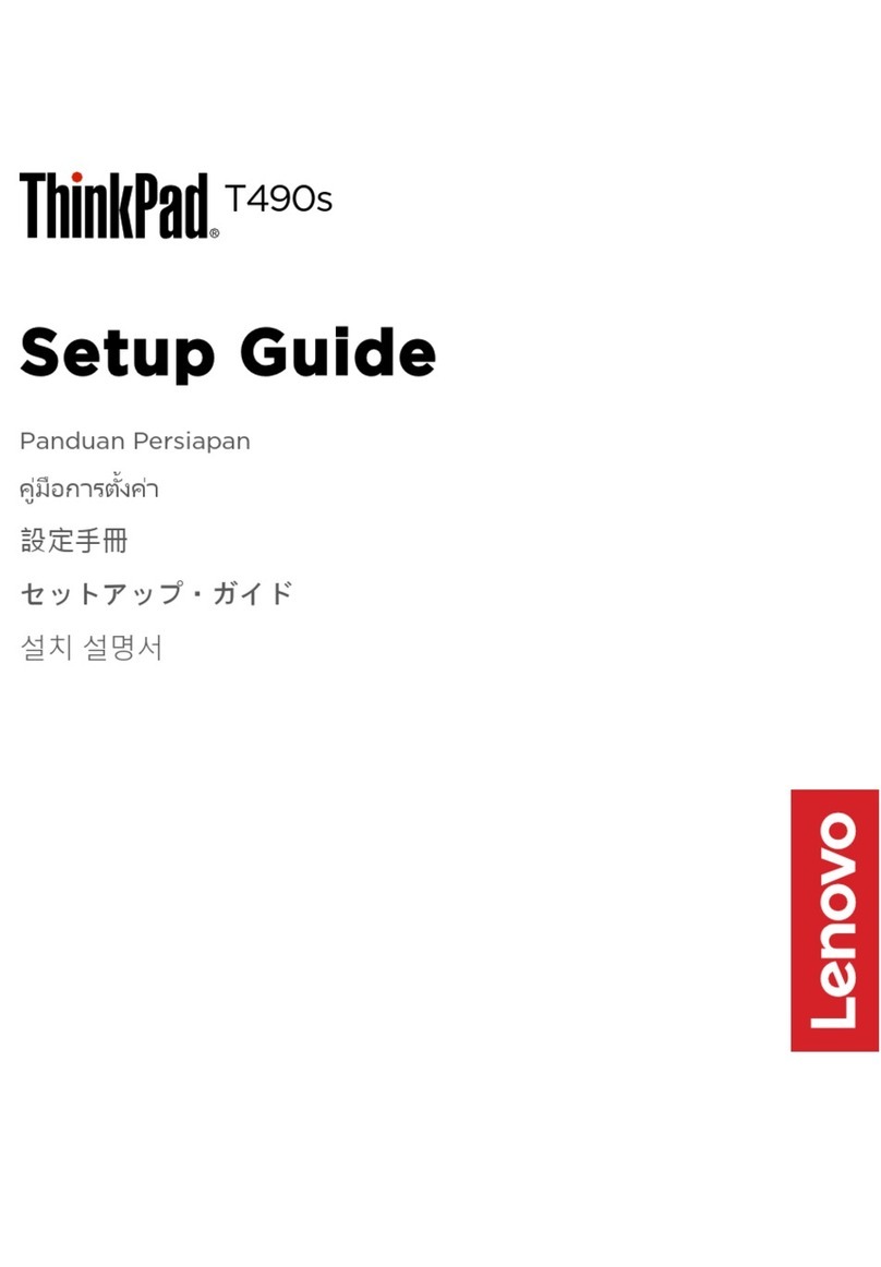 Lenovo ThinkPad T490s User manual Lenovo ThinkPad T490s User manual