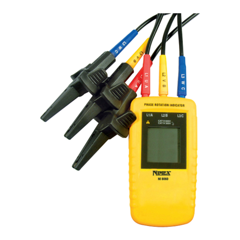 NIMEX 9/12020 NI 8060 instruction manual