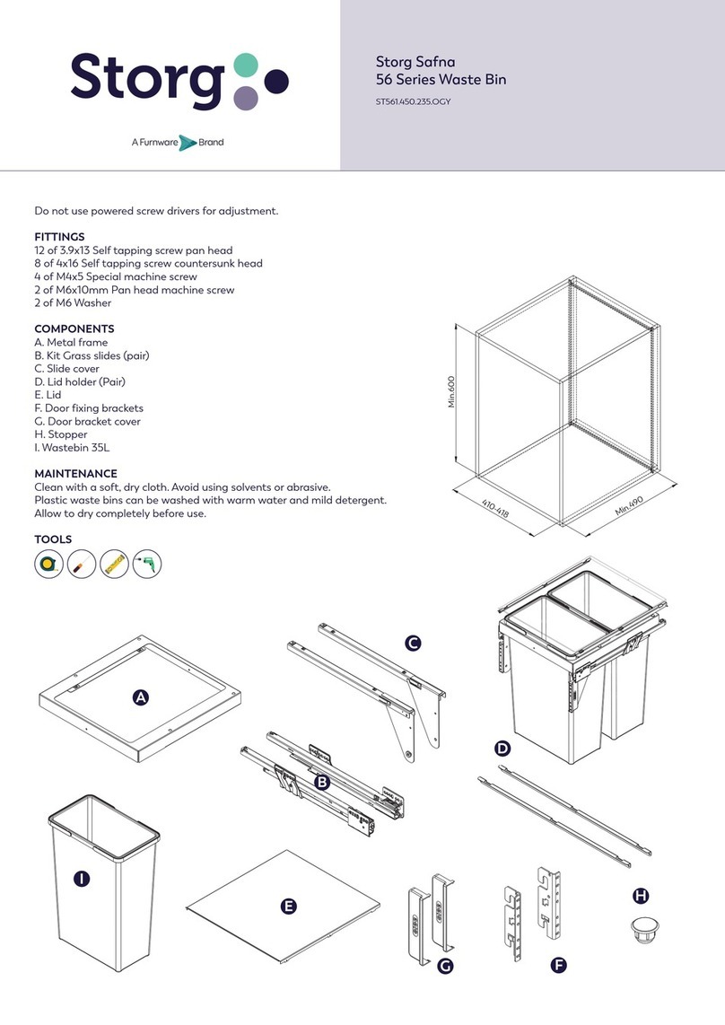 Furnware Storg Safna 56 Series quick start guide Furnware Storg Safna 56 Series quick start guide