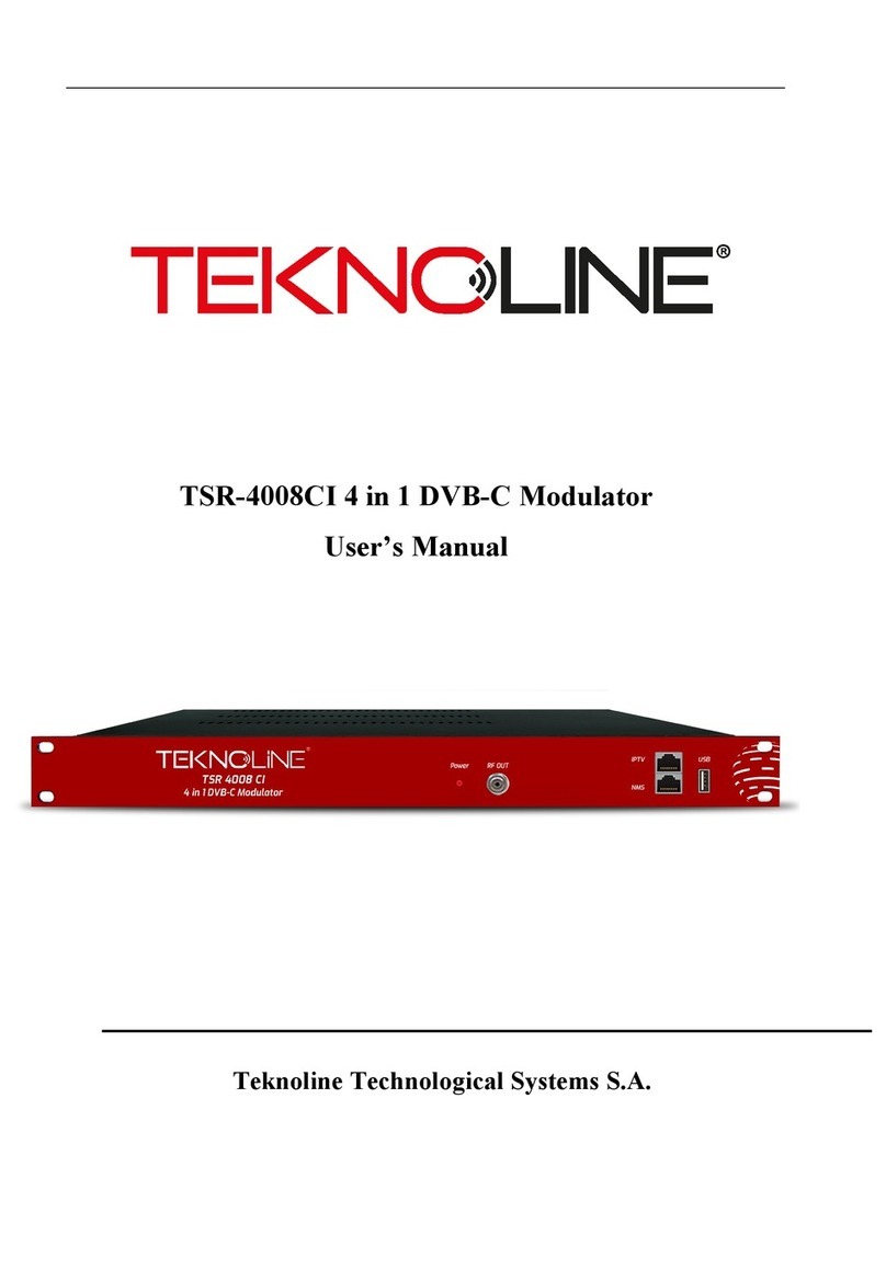 Teknoline TSR-4008CI User manual