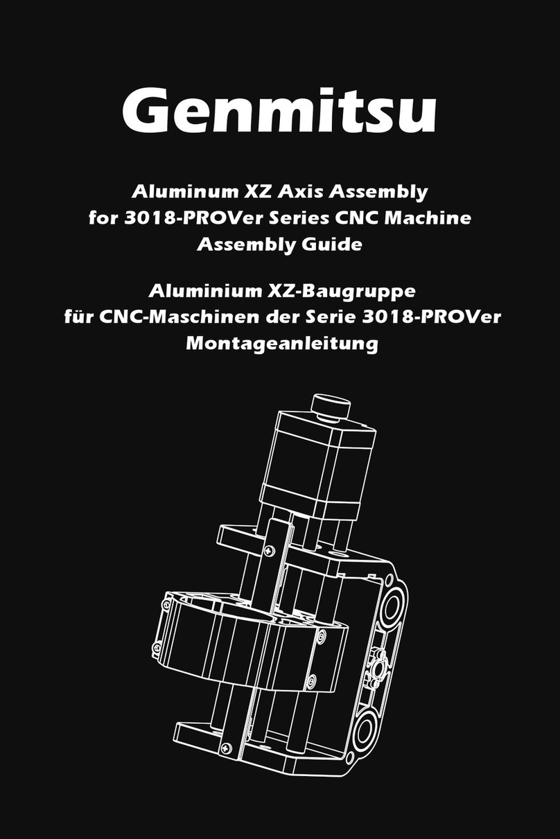 Genmitsu 3018-PROVer User manual Genmitsu 3018-PROVer User manual