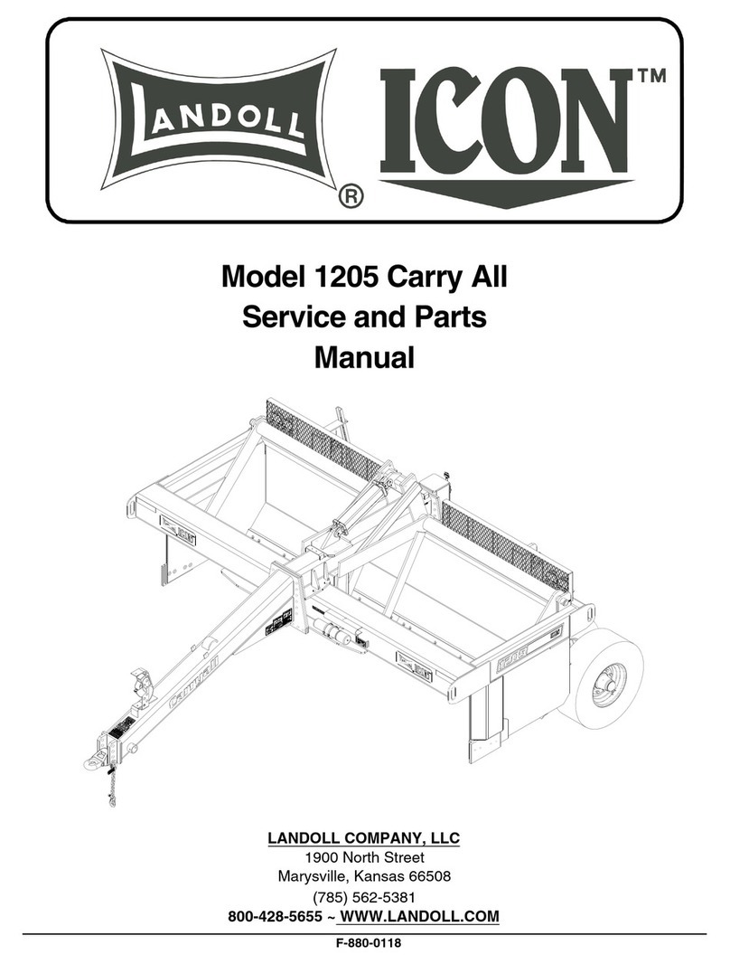 Landoll Icon 1205 Carry All Service and parts manual Landoll Icon 1205 Carry All Service and parts manual