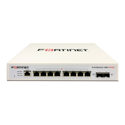 Fortinet FortiSwitch 108F Series User manual