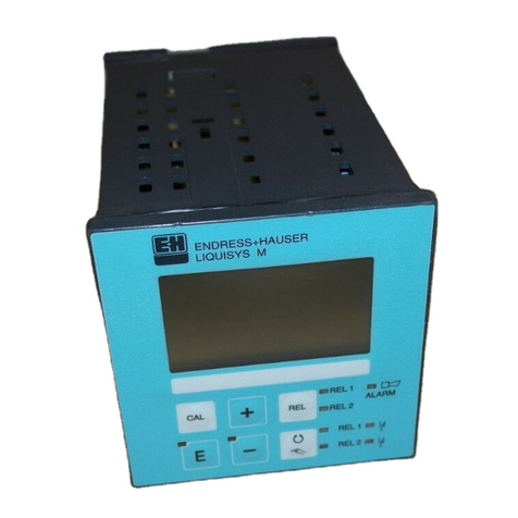 Endress+Hauser Liquisys M CLM 223 User manual