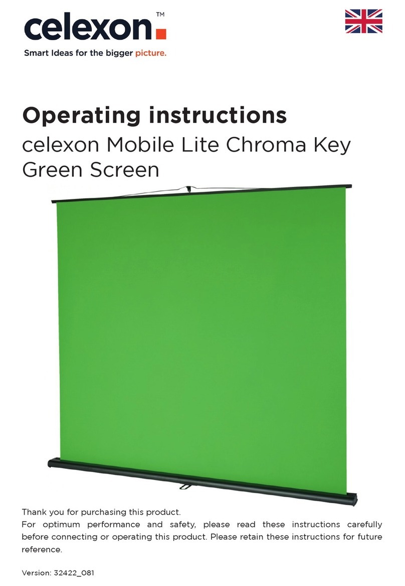 Celexon Mobile Lite Chroma Key operating instructions