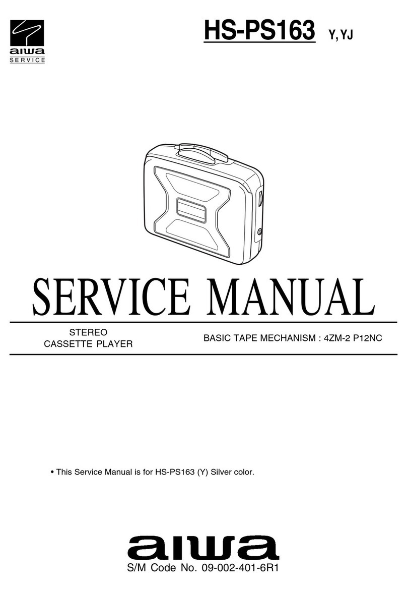 Aiwa HS-PS163 Service manual
