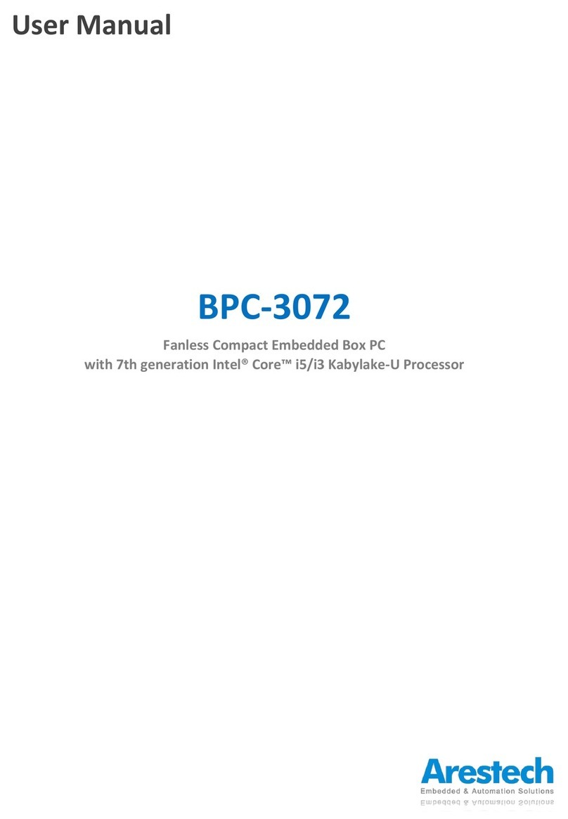 Arestech BPC-3072 user manual