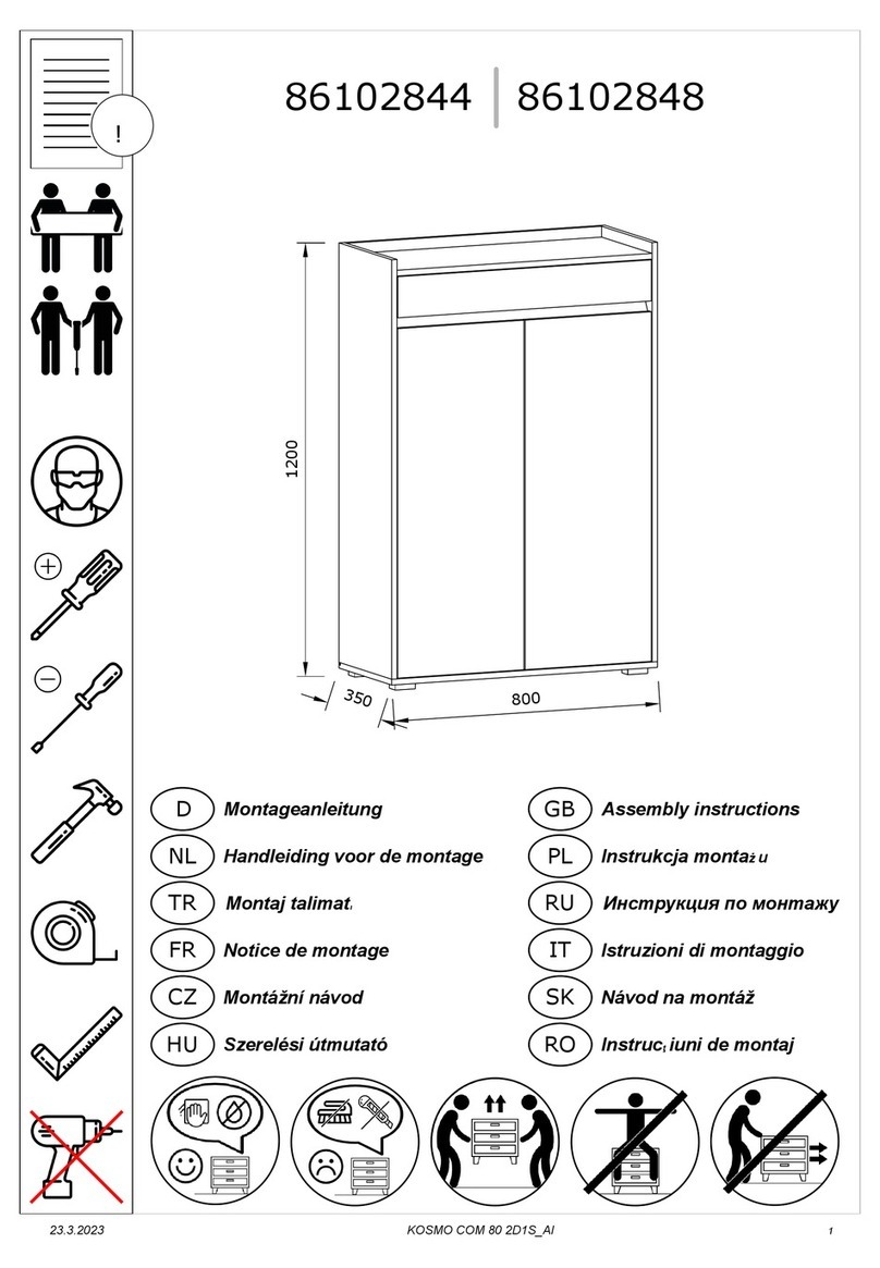INOSIGN Kosmo 86102844 Assembly instructions