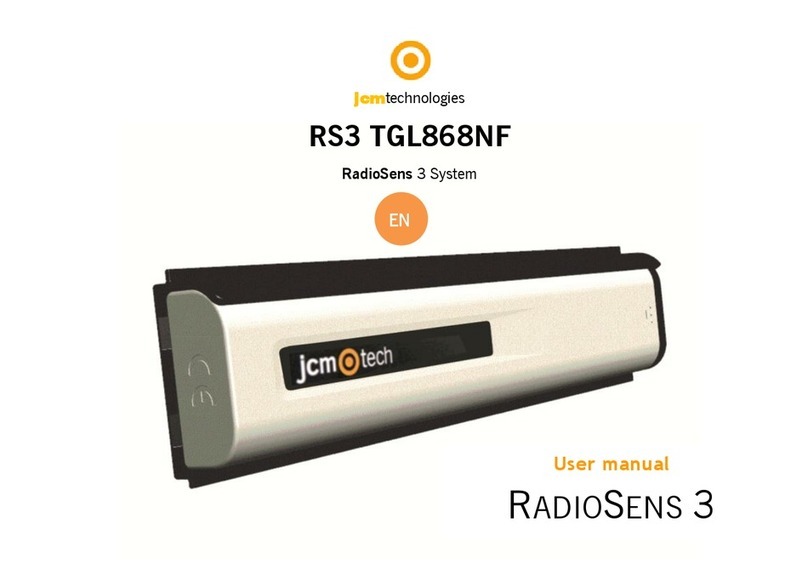 JCM RS3 TGL868NF User manual