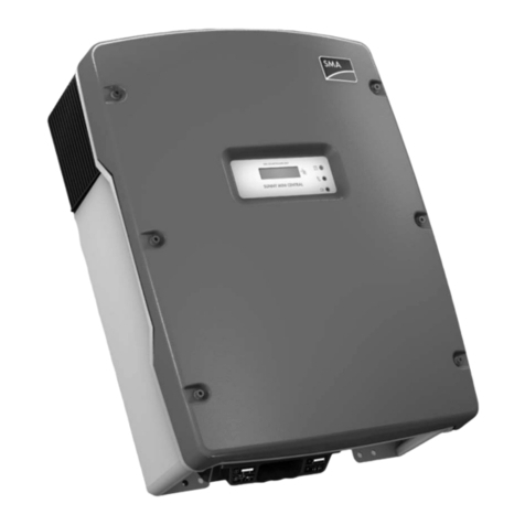 SMA SUNNY MINI CENTRAL 4600A User manual