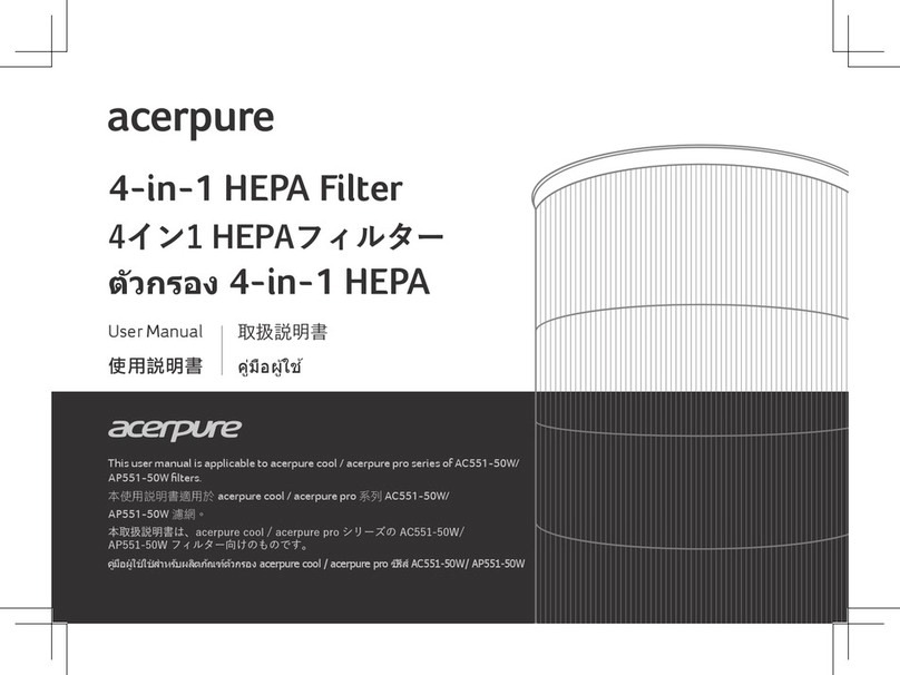 acerpure ZC.X01TG.06J User manual