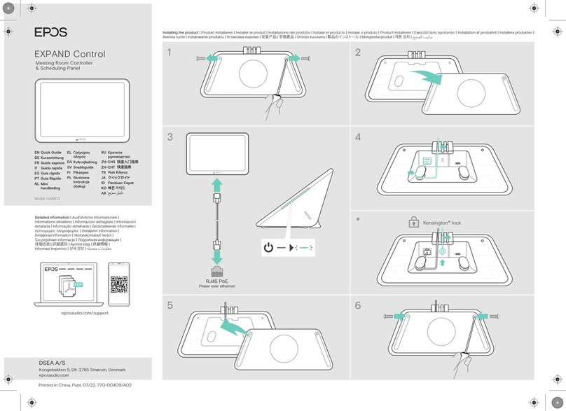 EPOS EXPAND Control quick start guide