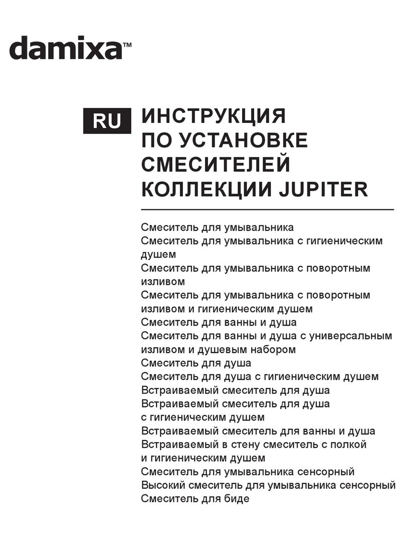 damixa JUPITER 770210000 installation instructions