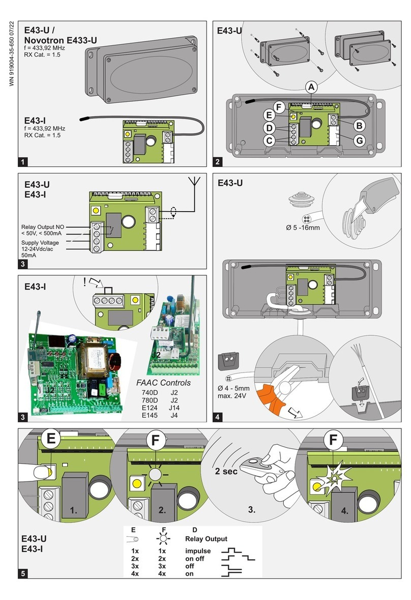 Tormatic Novotron E433-U User manual