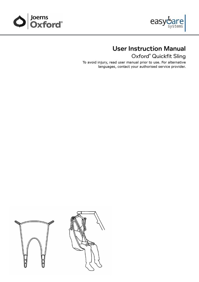 EasyCare Joerns Oxford Quickfit User instruction manual