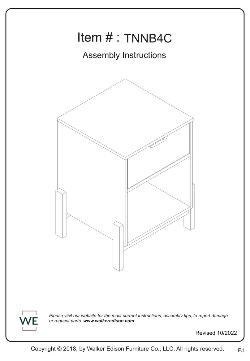 Walker Edison TNNB4C User manual