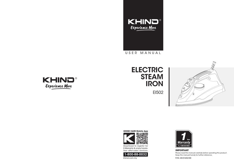 KHIND EI502 user manual