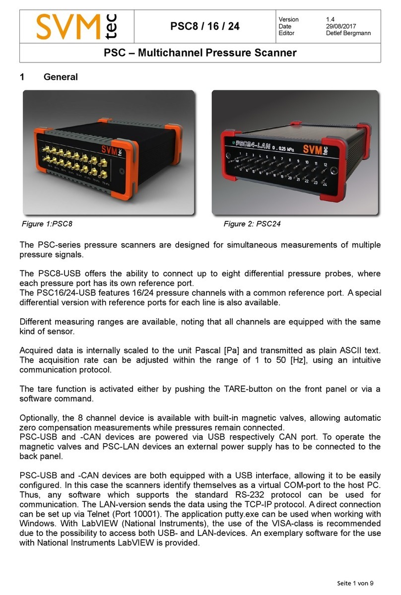 SVMtec PSC Series manual