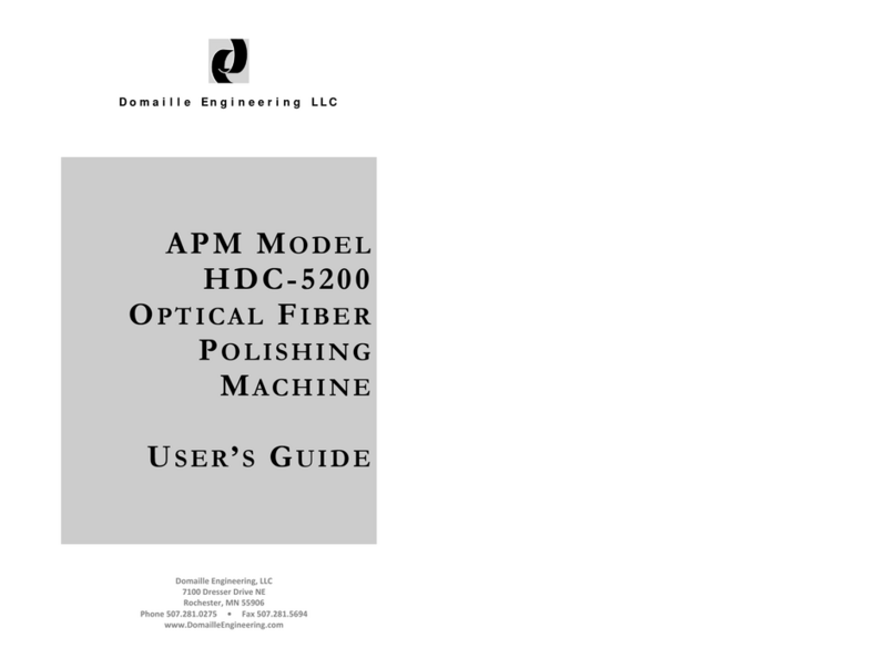 DOMAILLE ENGINEERING HDC-5200 user guide
