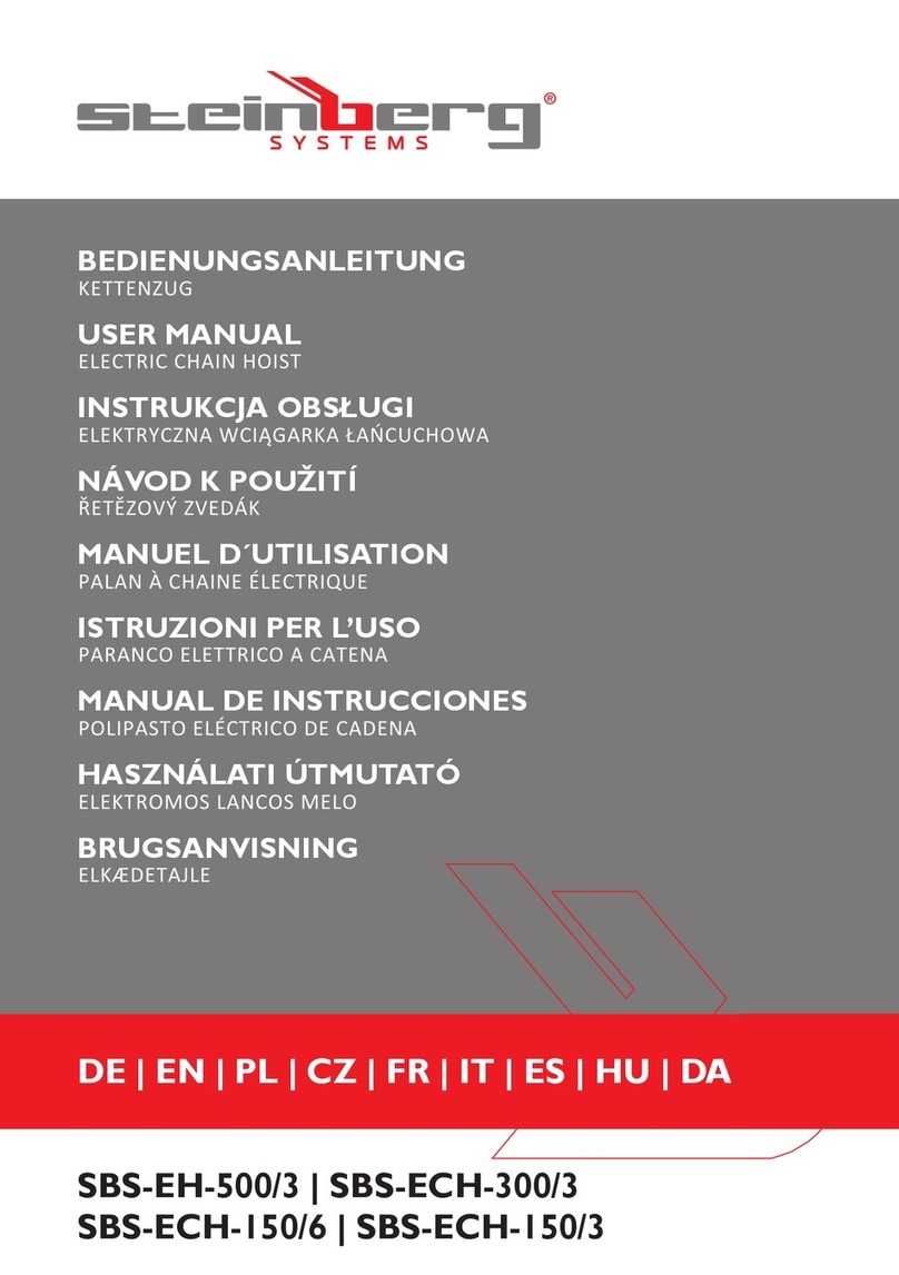 Steinberg SBS-EH-500/3 user manual