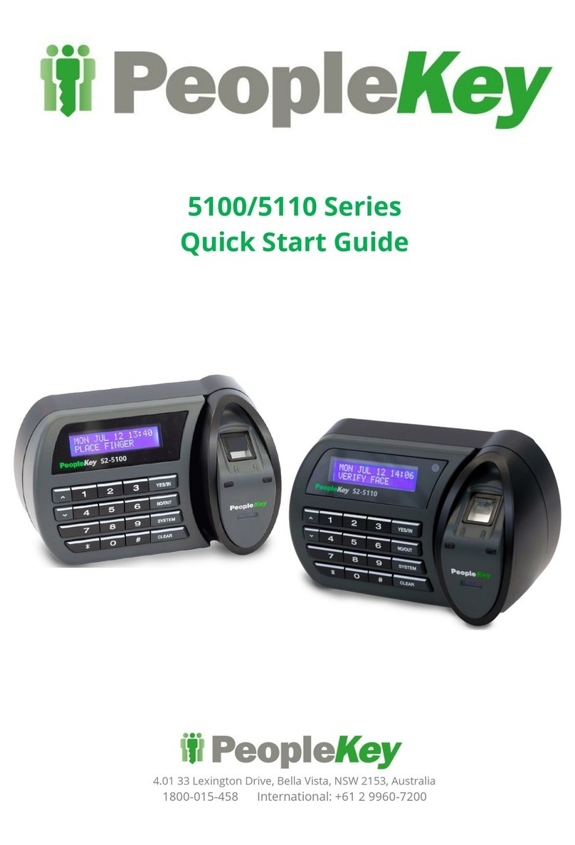 PeopleKey 5100 Series quick start guide