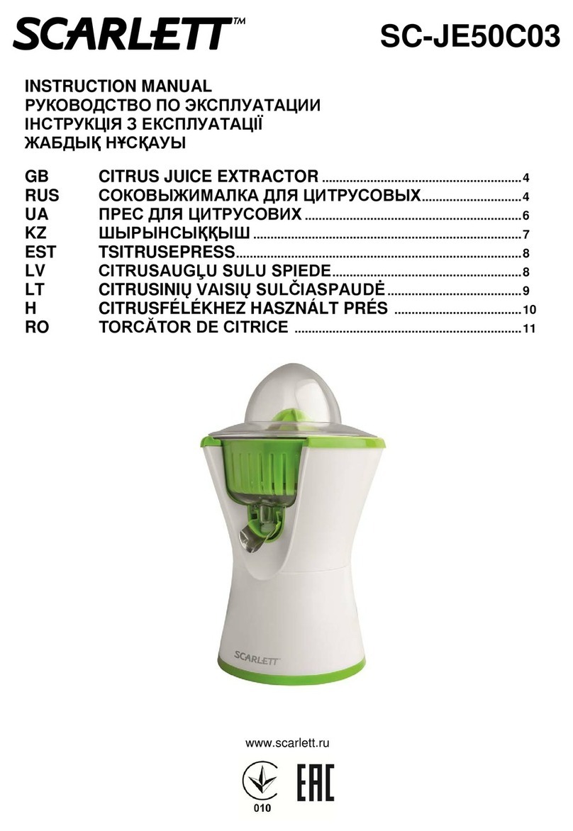 Scarlett SC-JE50C03 User manual
