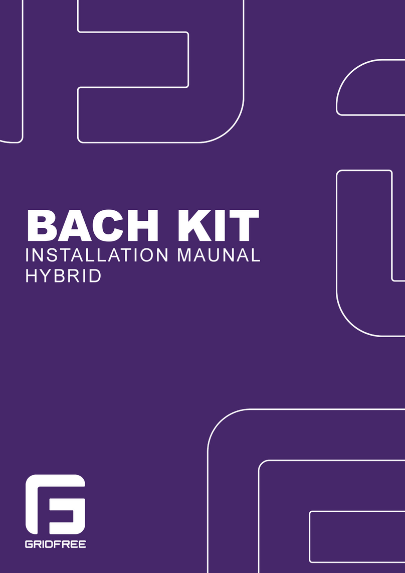 GRIDFREE BACH KIT installation manual GRIDFREE BACH KIT installation manual