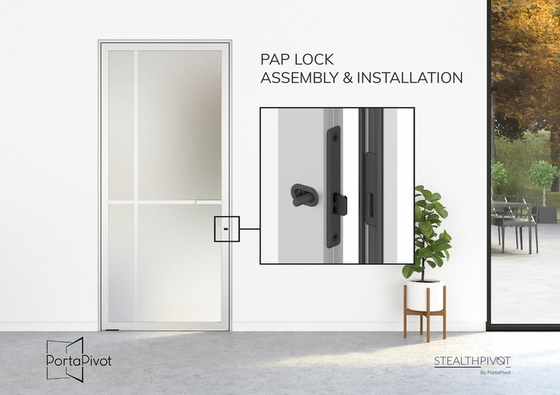 PortaPivot STEALTHPIVOT PAP-LOCK Assembly & installation