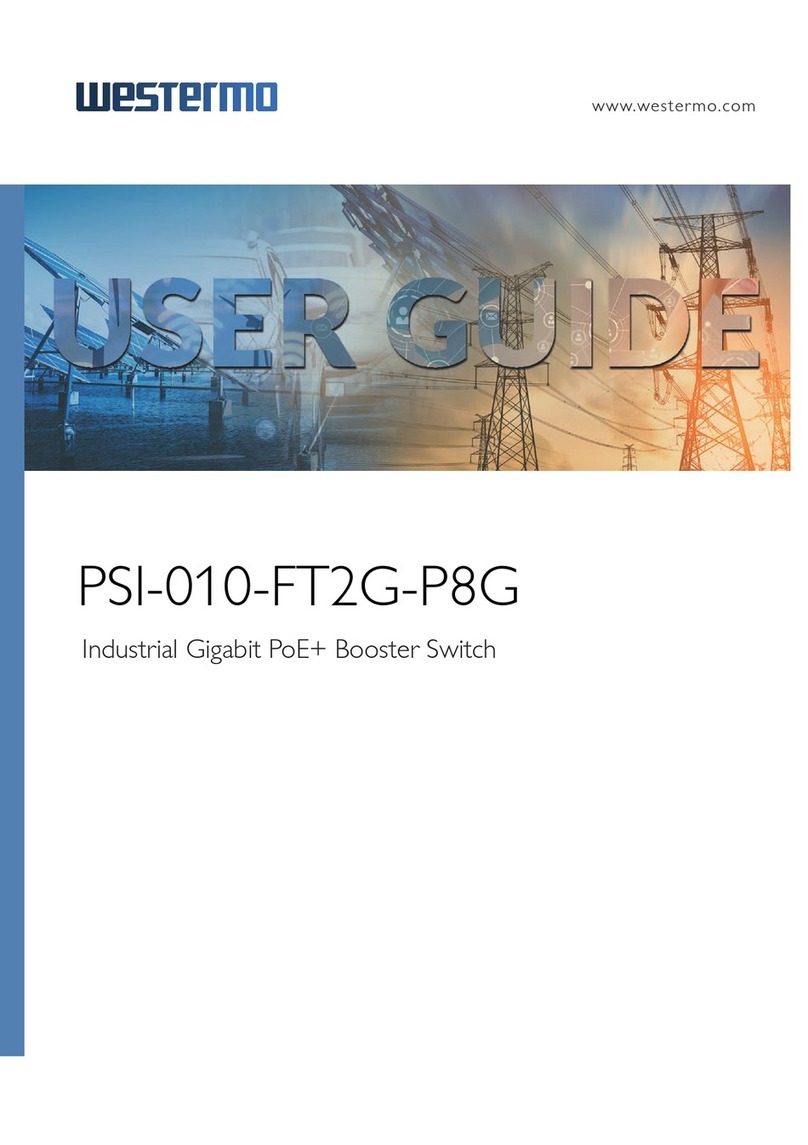 Westermo PSI-010-FT2G-P8G User manual