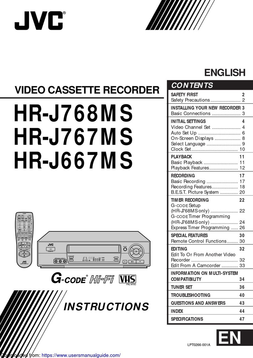 JVC HR-J768MS User manual