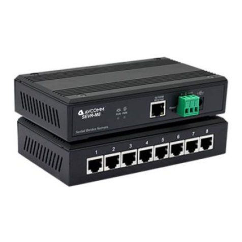 AVCOMM SEVR-M Series user manual
