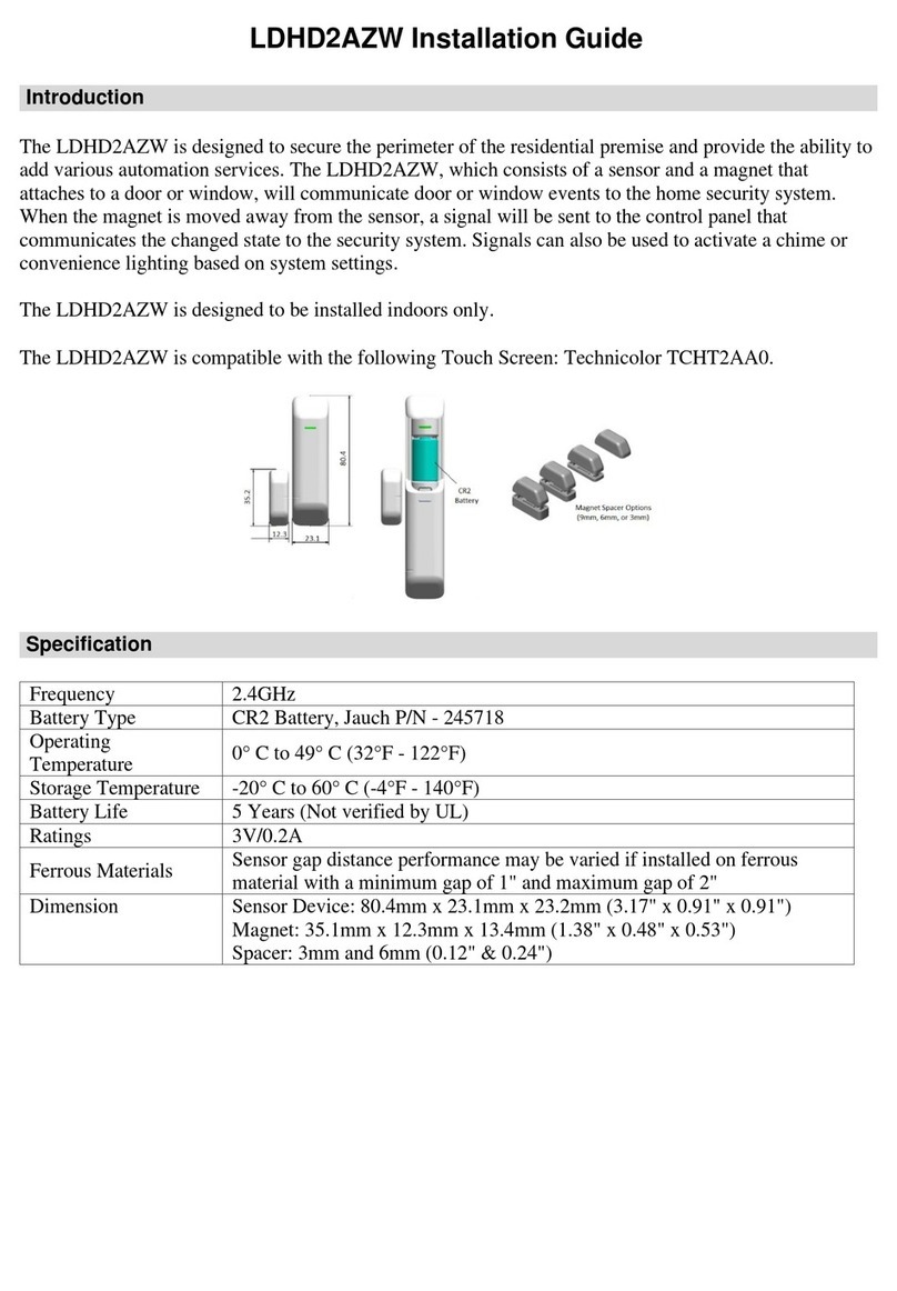 Comcast LDHD2AZW installation guide