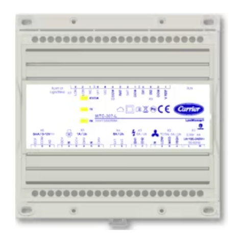 Carrier WTC-B-207 User manual