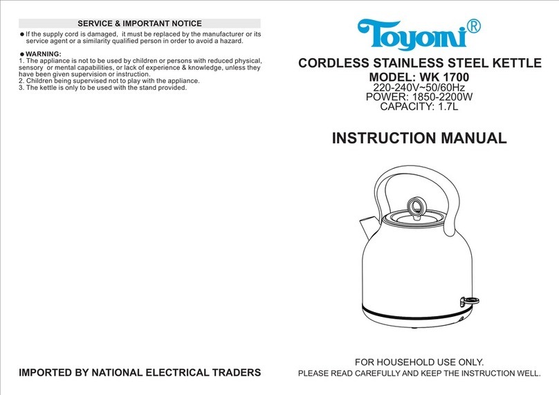 Toyomi WK 1700 User manual