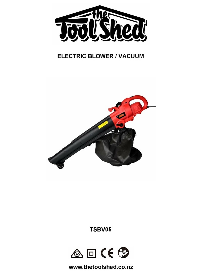 Tool Shed TSBV05 Operation manual