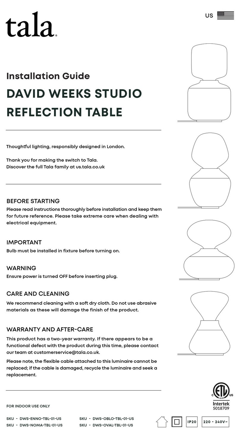 Tala Reflection Noma installation guide