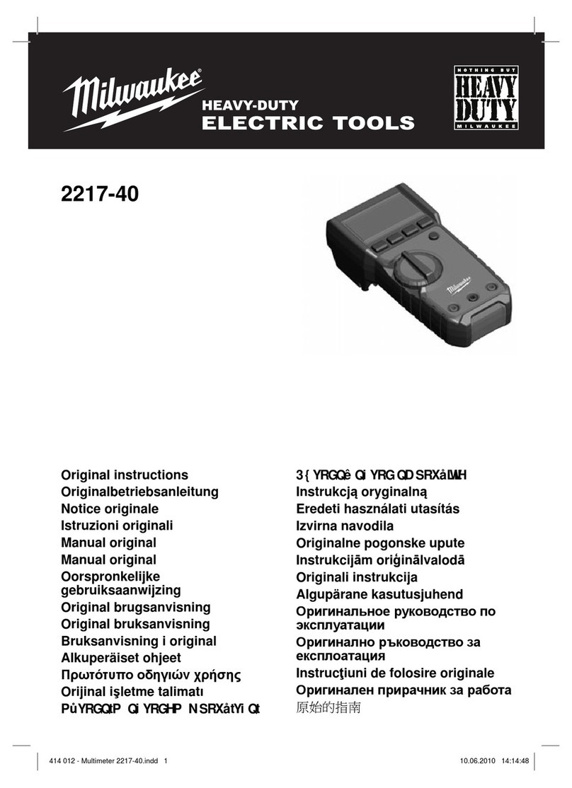 Milwaukee 2217-40 Original instructions