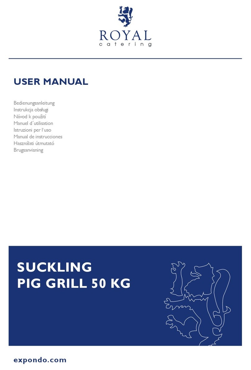 Royal Catering RCSG-70P user manual