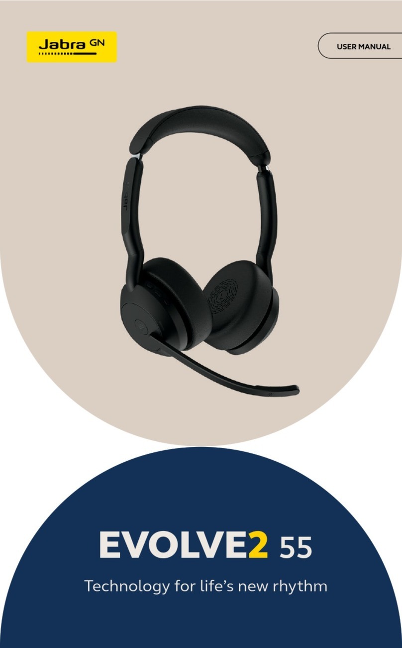 Jabra EVOLVE2 55 User manual Jabra EVOLVE2 55 User manual