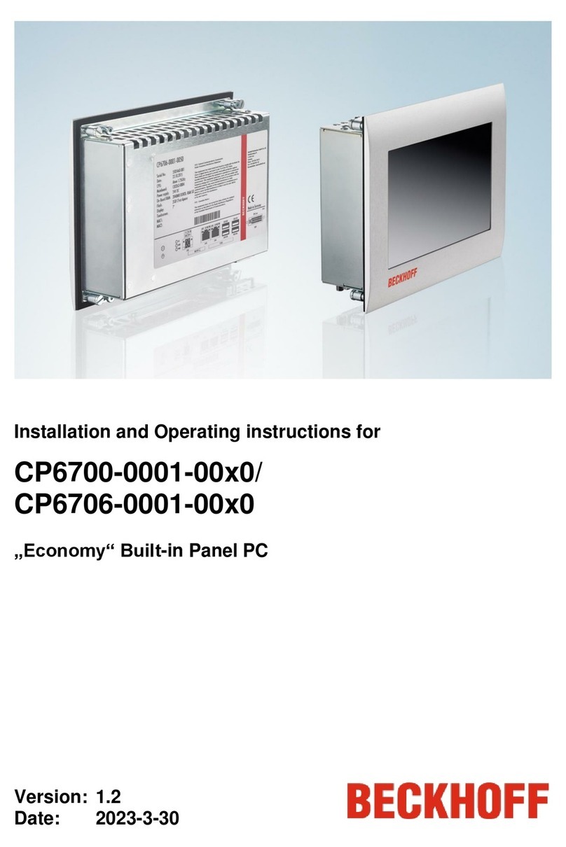 Beckhoff CP6700-0001-00 0 Series User manual