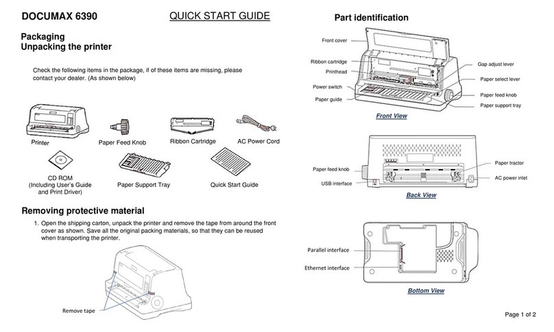 AMT Datasouth Documax 6390 User manual