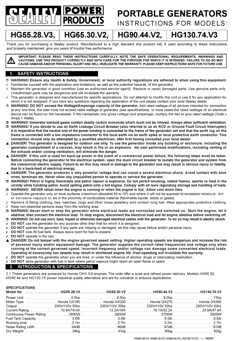 Sealey HG55.28.V3 instructions