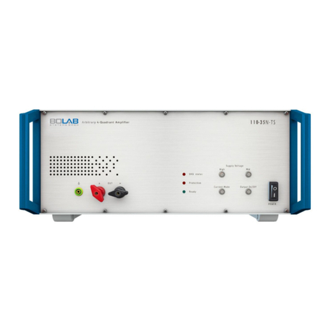 BOLAB Systems 100-TS User manual