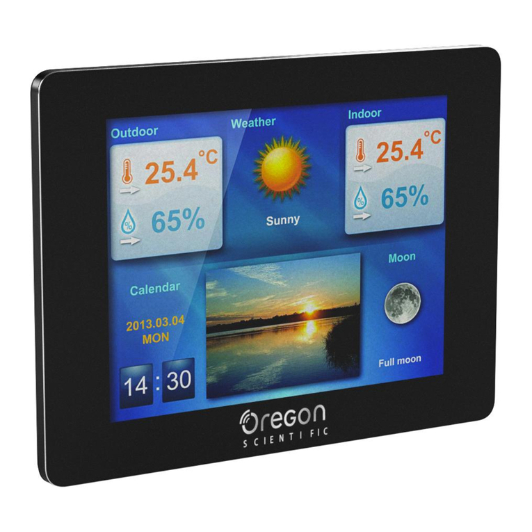 Oregon Scientific TW686 User manual