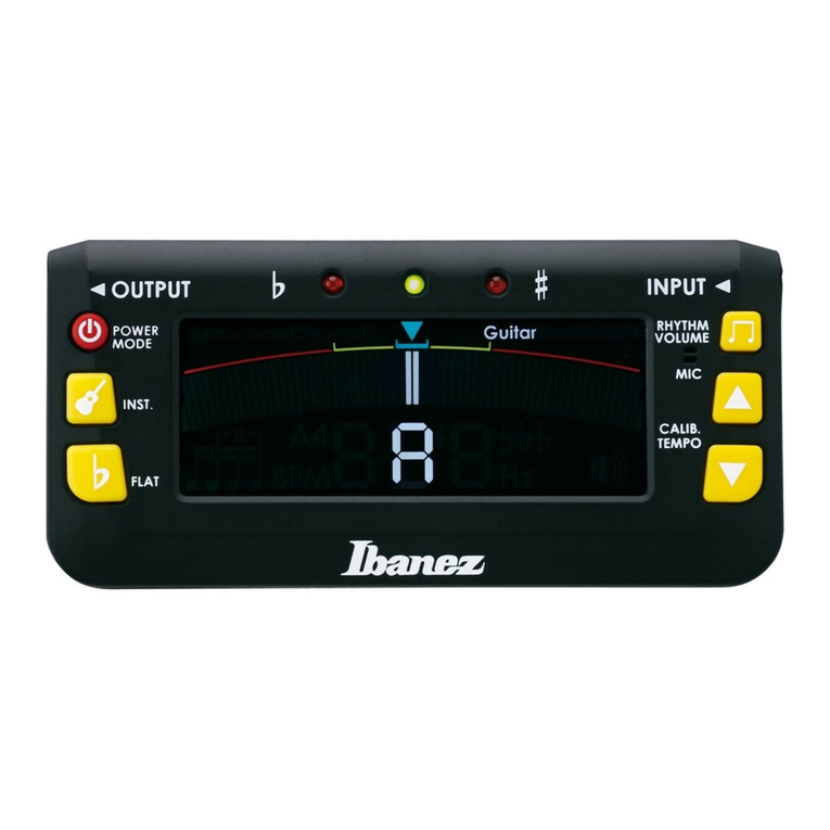 Ibanez MU2 User manual