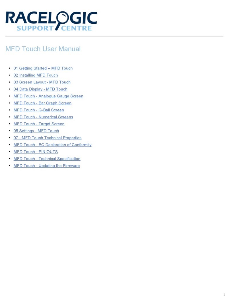 Racelogic MFD Touch User manual